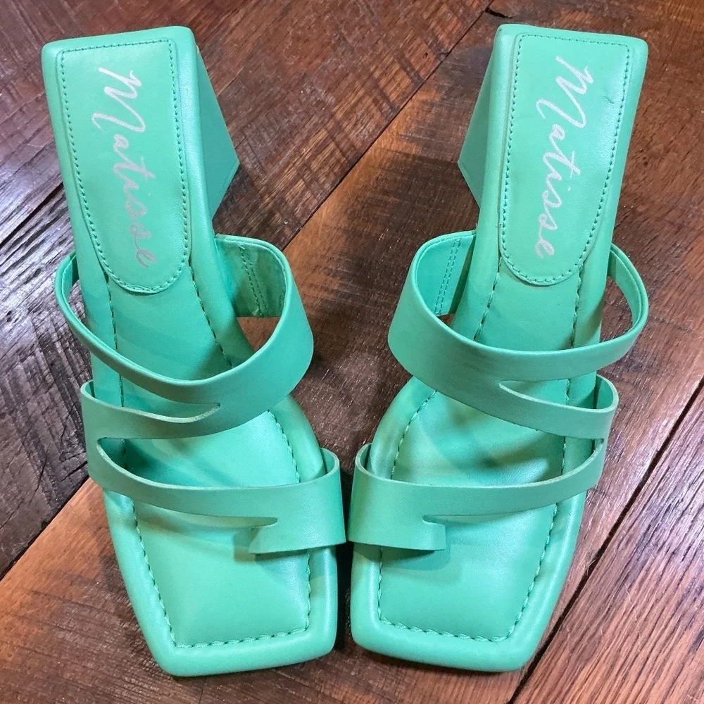 Matisse Oslo Heel Sandals in Mint Green Women’s 6.5